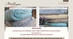 Desktop Screenshot of linendrawer.co.za